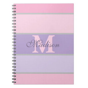Pinky en paarse pastel iPhone / iPad case Notitieboek