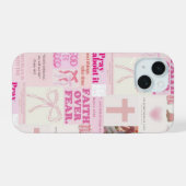 Pinky Faithful iPhone hoesje voor iPhone 15 Case (Achterkant horizontaal)