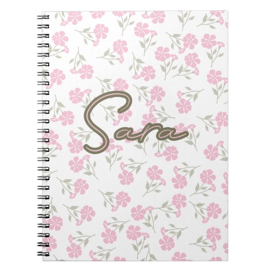 Pinky floral AOP Notitieboek (Voorkant)