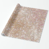 Pinky Glitter Wrapping Paper Cadeaupapier (Uitgerold)