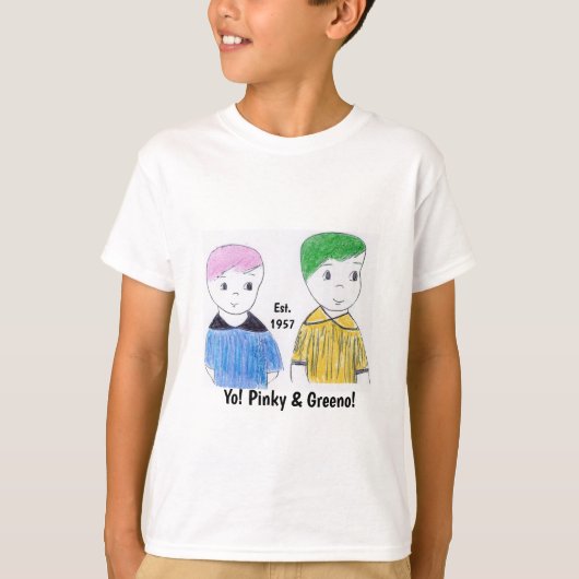 Pinky & Greeno T-shirt (Voorkant)