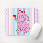 Pinky Love Mousepad Muismat (Met muis)
