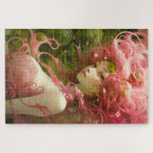 Pinky Meisje in Groene Wereld Legpuzzel (Horizontaal)