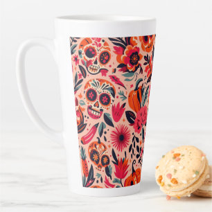 Pinky Mexican Art Mug Latte Mok