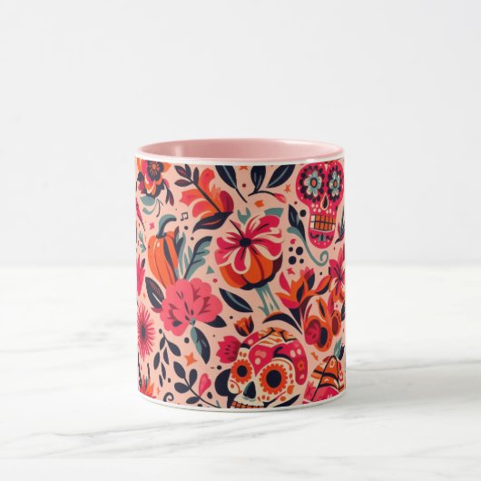 Pinky Mexican Art Mug Mok (Midden)