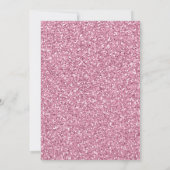 Pinky Party uitnodiging om met de hand te schrijve (Achterkant)