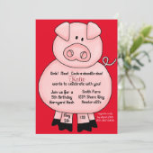 Pinky Pig - CYOC Kaart (Staand voorkant)