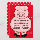 Pinky Pig - CYOC Kaart (Voorkant / Achterkant)