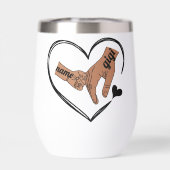 Pinky Promise – Gepersonaliseerd Tumbler-ontwerp (Achterkant)