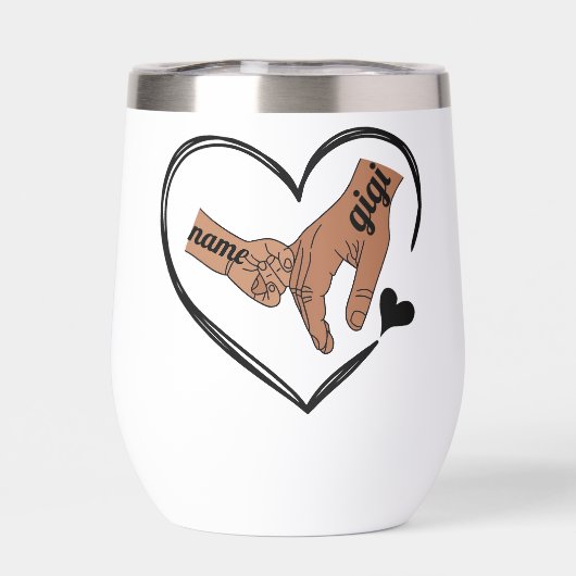 Pinky Promise – Gepersonaliseerd Tumbler-ontwerp (Achterkant)