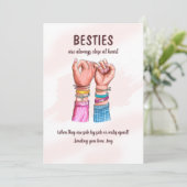 Pinky Promise Kaart (Staand voorkant)