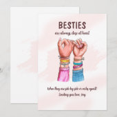 Pinky Promise Kaart (Voorkant / Achterkant)