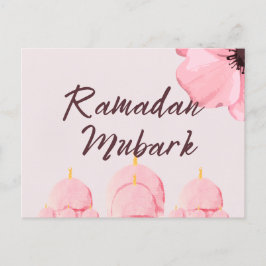 Pinky Ramadan mubark-kaart Briefkaart