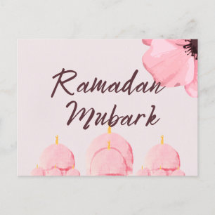 Pinky Ramadan mubark-kaart Briefkaart