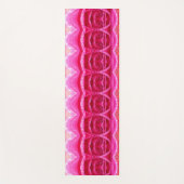 Pinky Rosey Ikat 2 Yogamat (Voorkant)