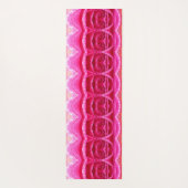 Pinky Rosey Ikat 2 Yogamat (Achterkant)