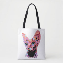 Pinky Sphynx Cat 683 Tote Bag