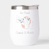 Pinky Swear met naam Gepersonaliseerde beste vrien (Links)