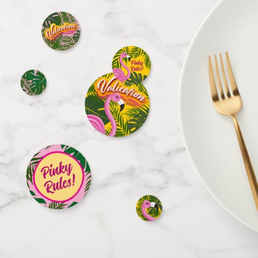 Pinky Validatie Vakantietafel Confetti (Groep)