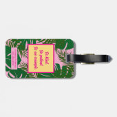 Pinky Validation Vacation Bagagelabel (Achterkant horizontaal)