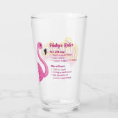 Pinky Validation Vacation Glas (Achterkant)