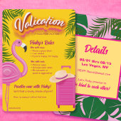 Pinky Validation Vacation Invitation Kaart