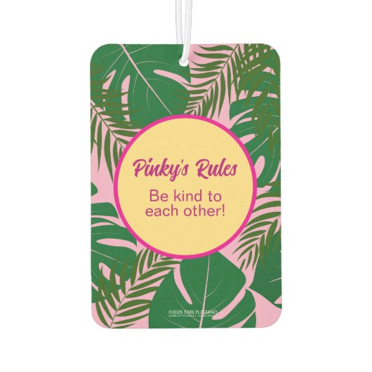 Pinky Validation Vacation Luchtverfrisser (Achterkant)