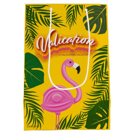 Pinky Validation Vacation Medium Cadeauzakje (Achterkant)