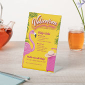 Pinky Validation Vacation Reclamebord Met Voetstuk (Insitu)