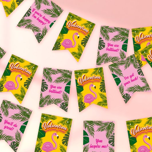 Pinky Validation Vacation Vlaggetjes