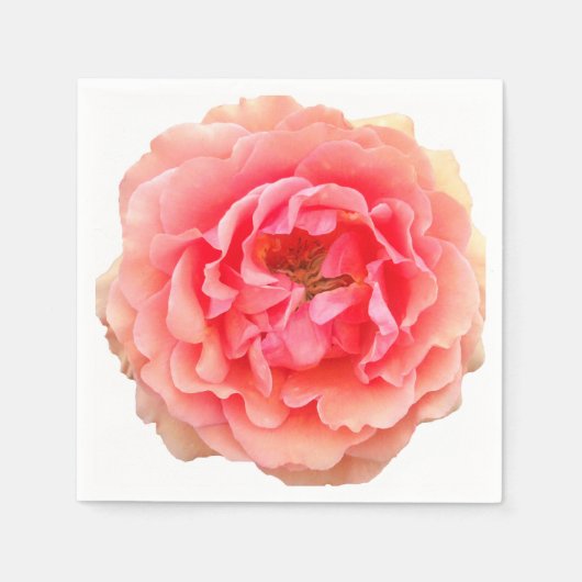 Pinky White Paper Napkins Servet (Voorkant)