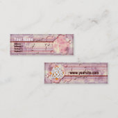 PinkyBubs-profielkaart Mini Visitekaartje (Voorkant / Achterkant)