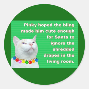 Pinky's Bling Ronde Sticker