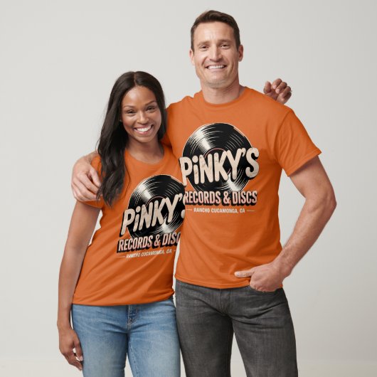 Pinky's Records & Discs T-shirt (Unisex)