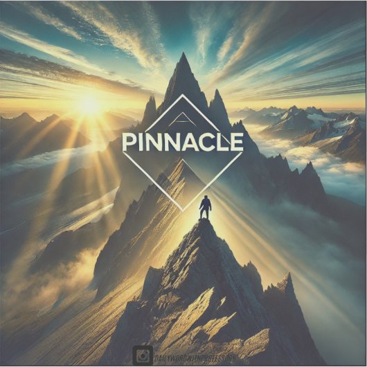 Pinnacle Design Sticker (Voorkant)