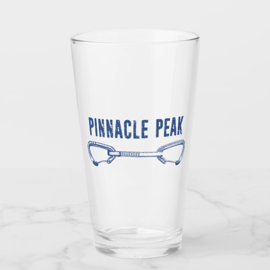 Pinnacle Peak Arizona Rots klimmen Quickdraw Glas (Voorkant)