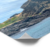 Pinnacle Rock, Bartolomé-eiland, Galapagoseilanden Poster (Hoek)