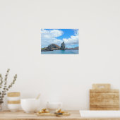 Pinnacle Rock, Bartolomé-eiland, Galapagoseilanden Poster (Keuken)