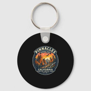 Pinnacles nationaal park california retro wandelen sleutelhanger
