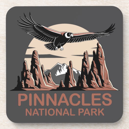 Pinnacles National Park Bier Onderzetter (Voorkant)