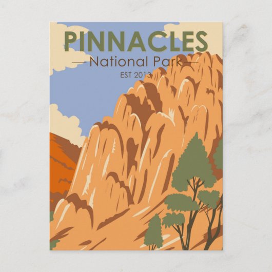 Pinnacles National Park California  Briefkaart (Voorkant)