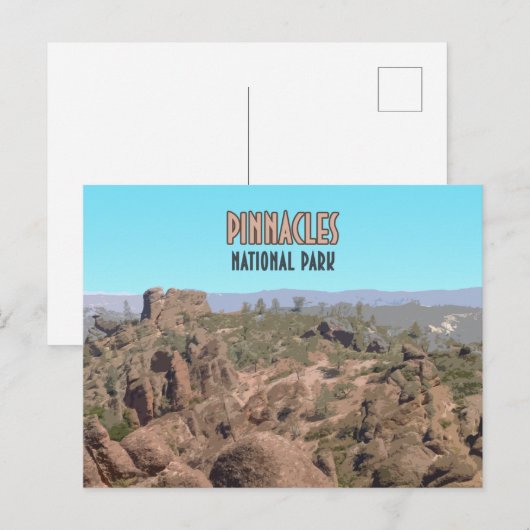 Pinnacles National Park California Briefkaart (Voorkant / Achterkant)