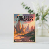 Pinnacles National Park California  Briefkaart (Staand voorkant)