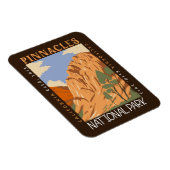 Pinnacles National Park California Distress Magneet (Rechterzijde)