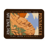 Pinnacles National Park California Distress Magneet (Horizontaal)