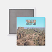 Pinnacles National Park California Magneet (Voorkant / Achterkant)