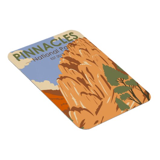 Pinnacles National Park California  Magneet (Rechterzijde)