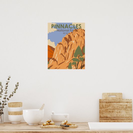 Pinnacles National Park California  Poster (Keuken)