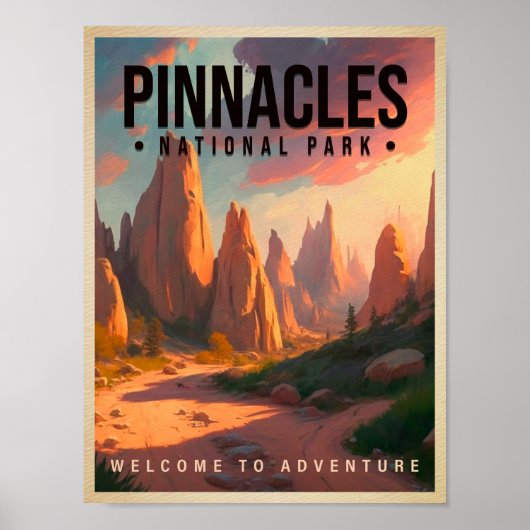 Pinnacles National Park California Poster (Voorkant)