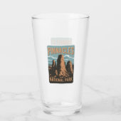 Pinnacles National Park California Retro Glas (Achterkant)